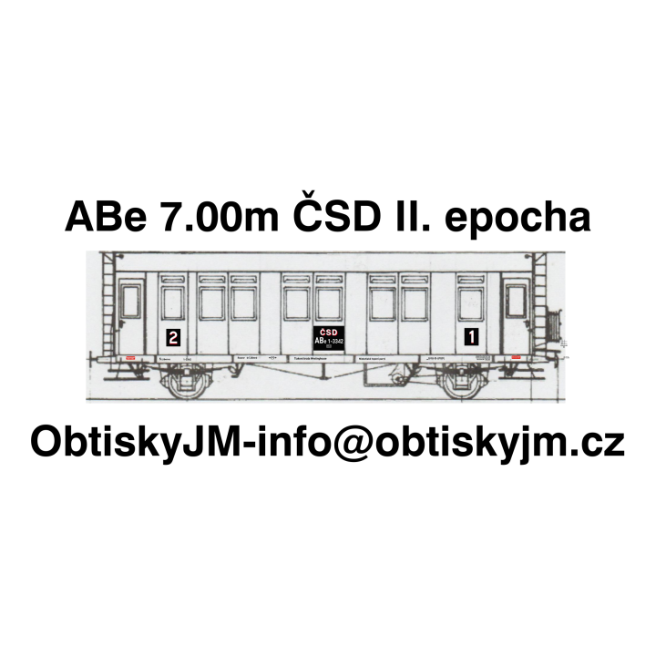 H0-ABe 7.00m ČSD II. epocha A