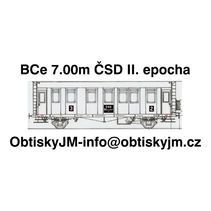 H0-BCe 7.00m ČSD II. epocha A