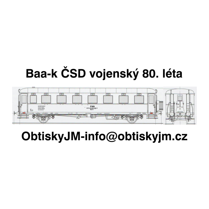 Baa-k ČSD vojenská přeprava B