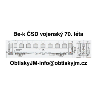 Be-k ČSD vojenská přeprava B